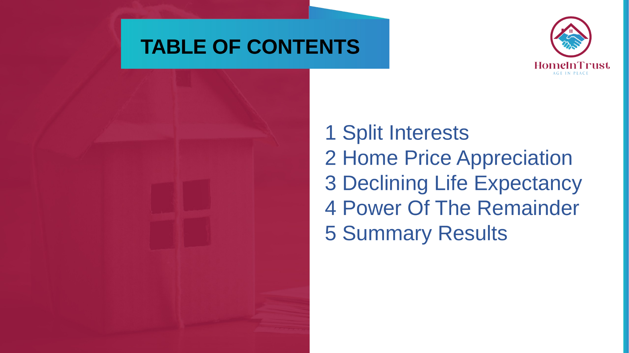 HomeInTrust Product Concept deck slide 2 of 7